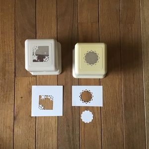 2 Martha Stewart All over the Page Punch Magnetic Spider circle lot